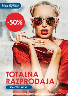 Optika Clarus katalog Totalna razprodaja sončanih očal