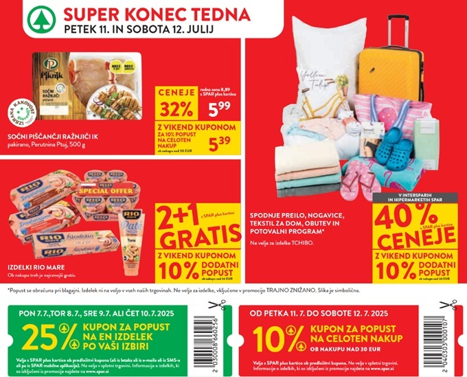 Spar in Interspar vikend akcija do 12.7.