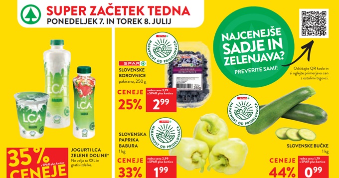Spar in Interspar akcija za začetek tedna do 8.7.