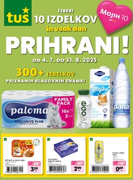 Tuš katalog Mojih 10 do 31.8.