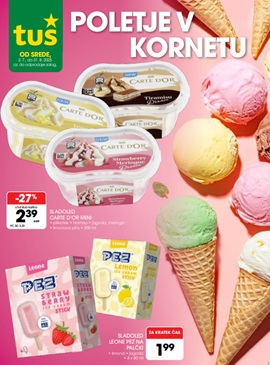 Tuš katalog Sladoledi