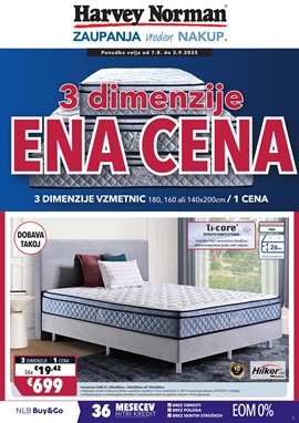 Harvey Norman katalog Tri dimenzije ena cena