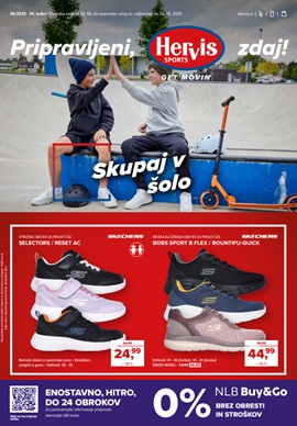 Hervis katalog Skupaj v šolo 2025