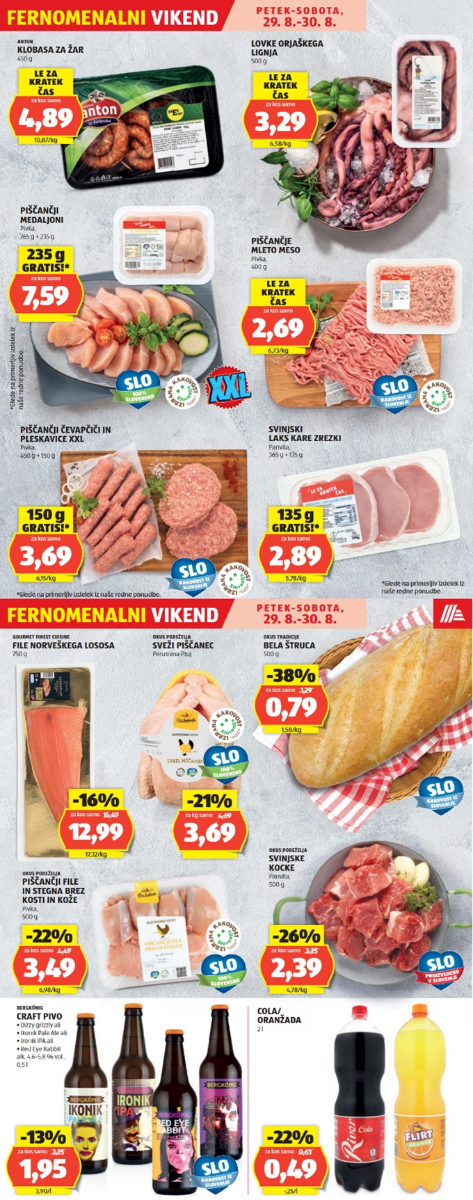 Hofer vikend akcija do 30.8.