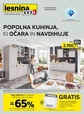 Lesnina katalog Popolna kuhinja, ki očara in navdihuje