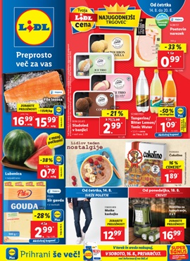 Lidl katalog živila do 20.8.