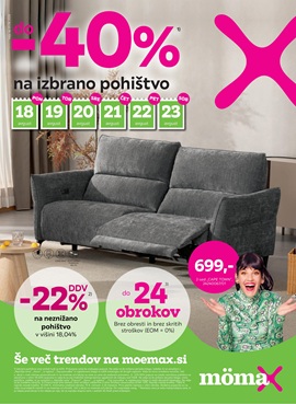 Momax katalog Do -40% na izbrano pohištvo