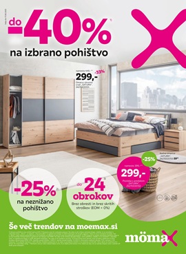 Momax katalog Do -40% na izbrano pohištvo