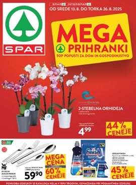 Spar katalog Mega prihranki do 26.8.