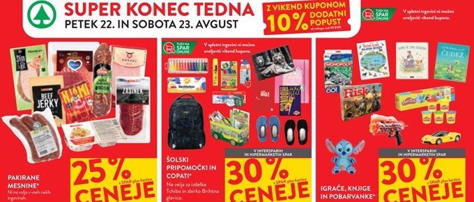 Spar in Interspar vikend akcija