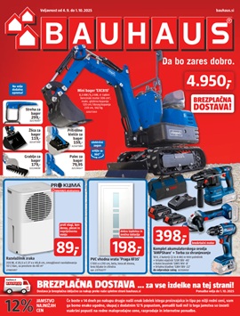Bauhaus katalog september 2025