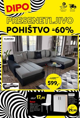 Dipo katalog Pohištvo do -60%