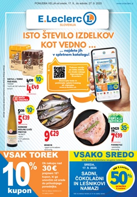 E Leclerc katalog do 27.9.