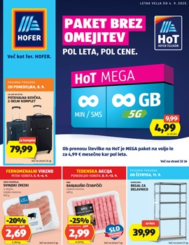Hofer katalog od 4.9.
