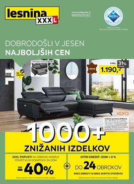 Lesnina katalog Jesen najboljših cen