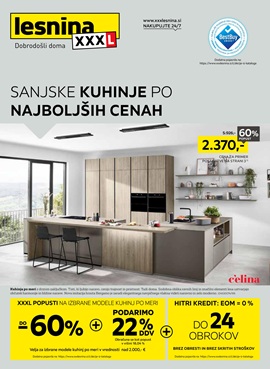 Lesnina katalog Sanjske kuhinje po najboljših cenah