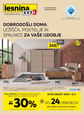 Lesnina katalog Ležišča, postelje in spalnice za vaše udobje
