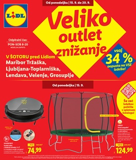 Lidl katalog Veliko outlet znižanje