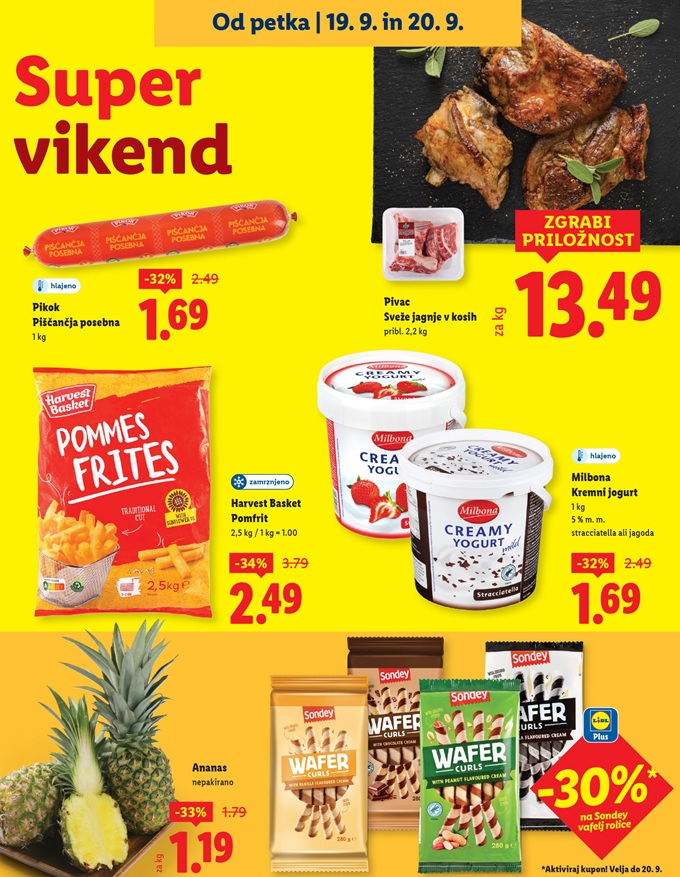 Lidl vikend akcija do 20.9.