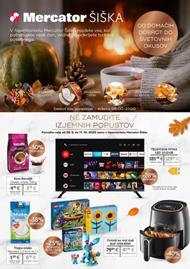 Mercator katalog Šiška do 11.10.