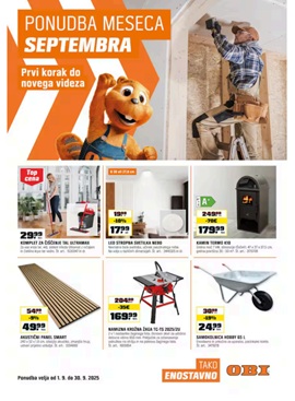 OBI katalog september 2025