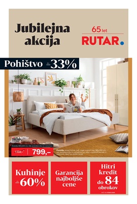 Rutar katalog Pohištvo do -33%