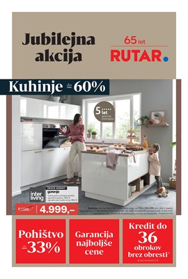 Rutar katalog Kuhinje do -60%