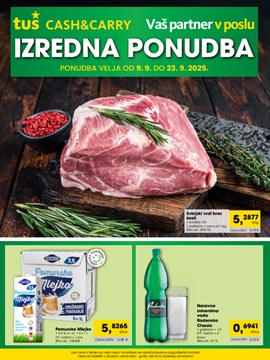 Tuš katalog Cash & Carry izredna ponudba do 23.9.