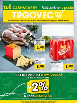 Tuš katalog Trgovec do 30.9.