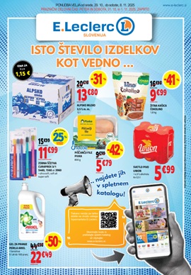 E Leclerc katalog do 8.11. E Leclerc katalog do 8.11.