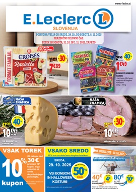 E Leclerc katalog Splet do 8.11. E Leclerc katalog Splet do 8.11.