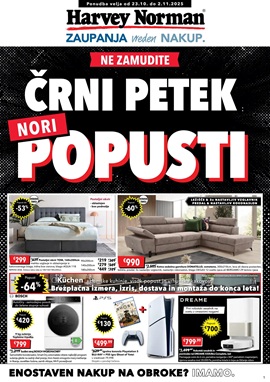 Harvey Norman katalog Črni petek Harvey Norman katalog Črni petek