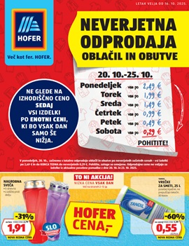 Hofer katalog od 16.10.