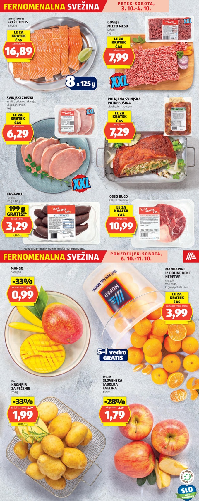 Hofer vikend akcija do 4.10.
