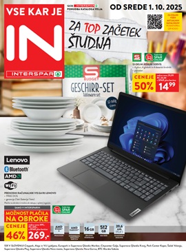 Interspar katalog neživila do 14.10.