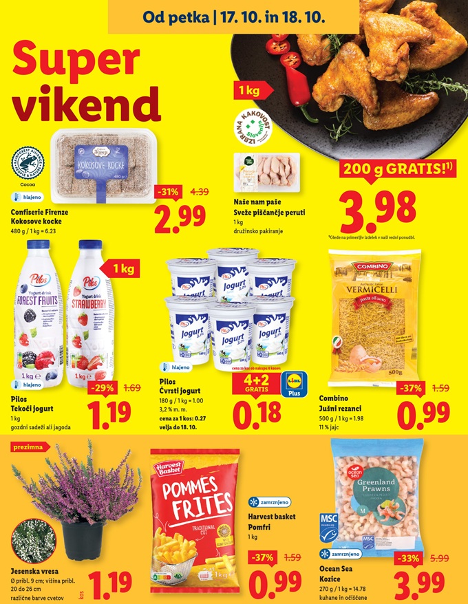 Lidl vikend akcija do 18.10.