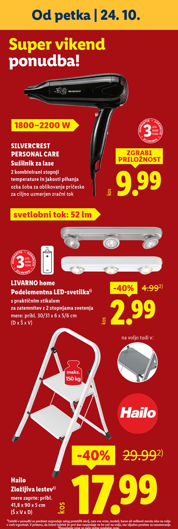 Lidl vikend akcija neživila