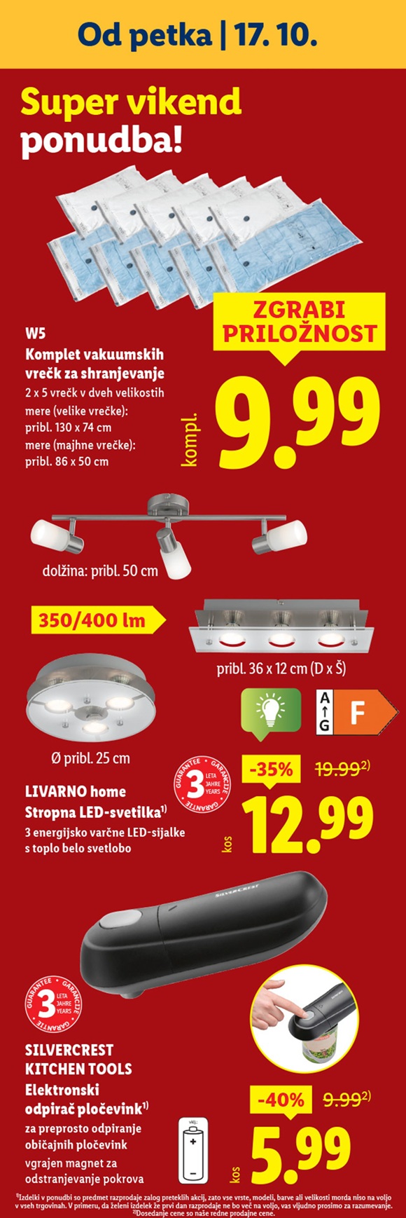 Lidl super vikend akcija neživila