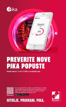 Mercator katalog Pika november 2025 Mercator katalog Pika november 2025
