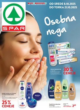 Spar in Interspar katalog Osebna nega