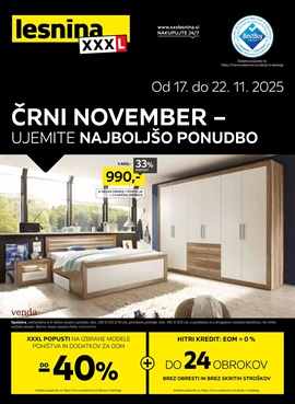 Lesnina katalog Črni november