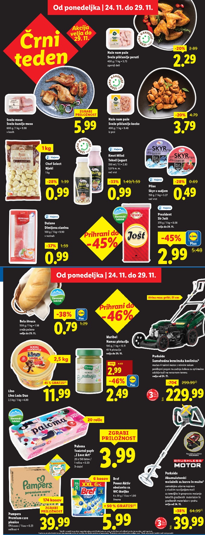 Lidl akcija Črni teden