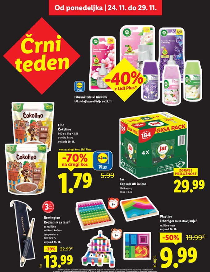 Lidl črni teden akcije