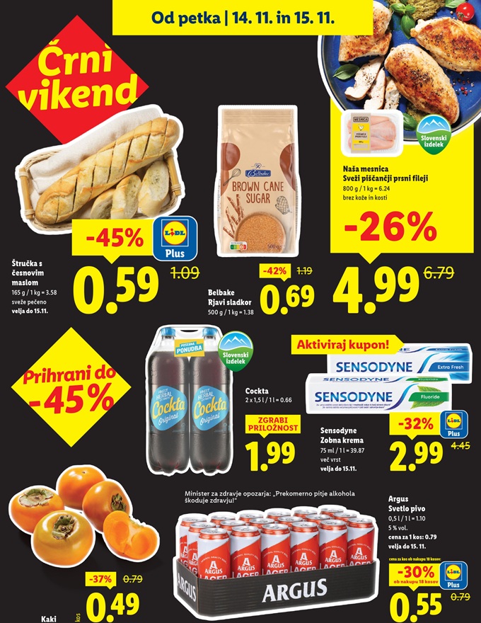 Lidl vikend akcija do 15.11.