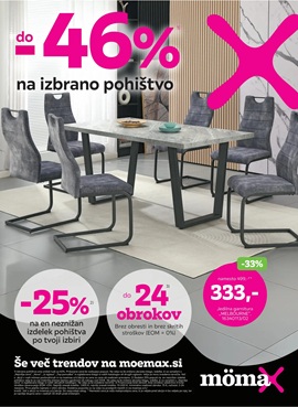 Momax katalog Do -46% na izbrano pohištvo