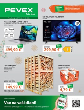 Pevex katalog december 2025
