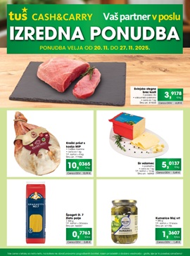 Tuš katalog Cash & Carry izredna ponudba do 27.11.
