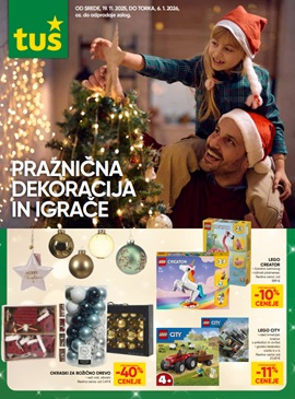 Tuš katalog Praznična dekoracija in igrače