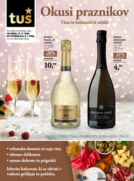 Tuš katalog Vino in kulinarika do 5.1.