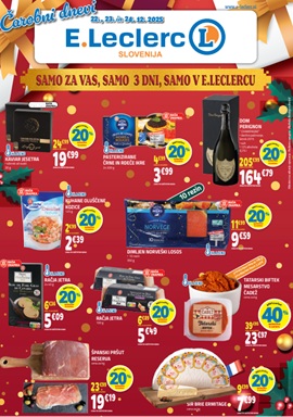 E Leclerc katalog Praznična ponudba do 24.12.